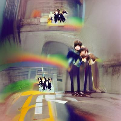 AI Image of The Beatles
