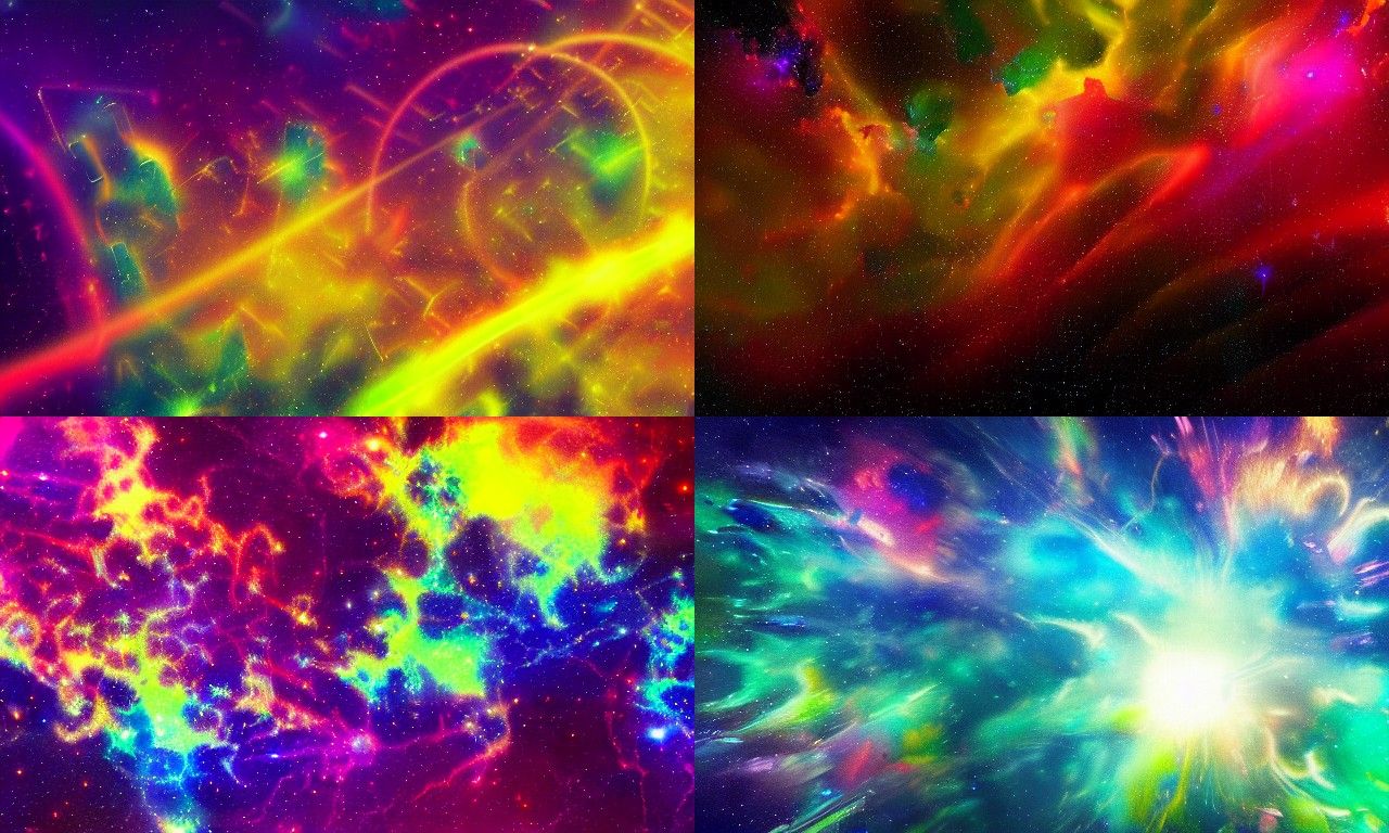 Abstract Sci-Fi Universe in 8K Resolution