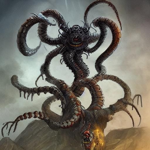 Lovecraftian Spidersnake Terrorizes Orc, Studio Ghibli Conce...