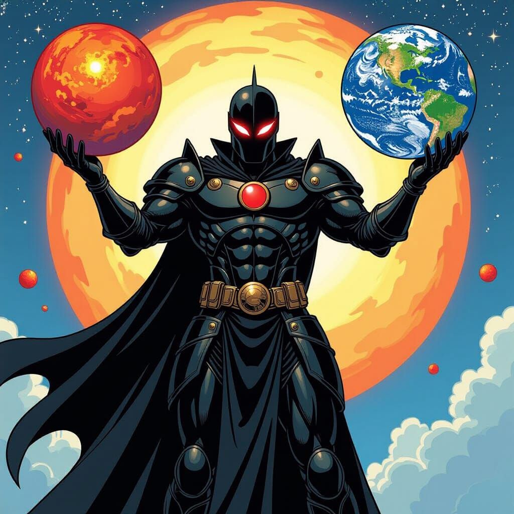 Comic Book Villain Controls the Universes