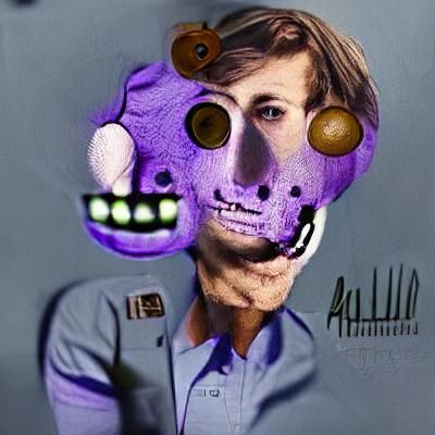 Eerie Shadow Figure in the Dark