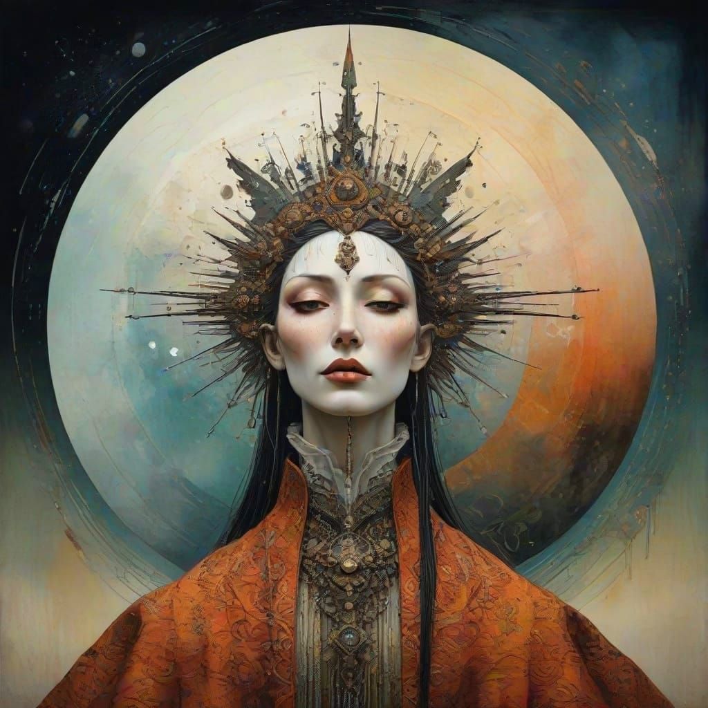 Mythical Autumn King in Nielsen Style