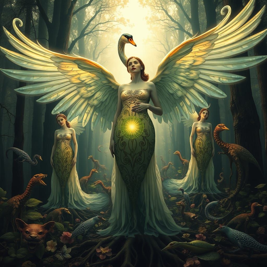 Women Rise from the Dark Forest with Iridescent Voices and S...