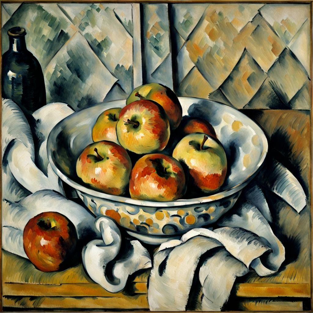 E. Coli Near Surfaces, Cezanne-esque Still Life