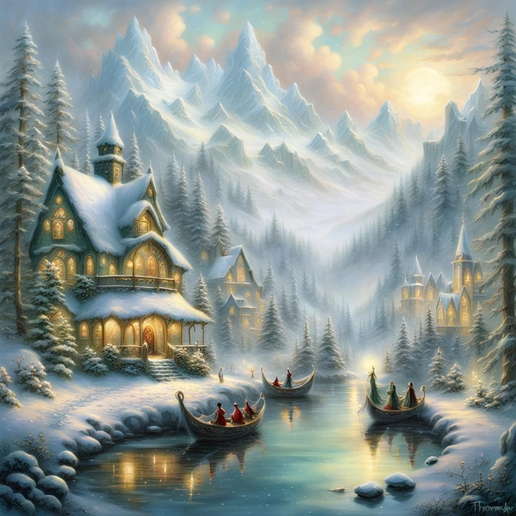 Ornate Elven Outfits in Ethereal Fantasy Style