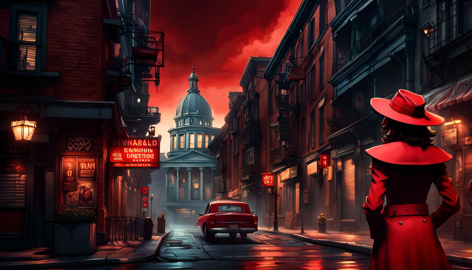 Carmen Sandiego: Dark Fantasy Concept Art