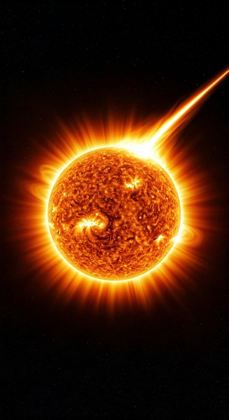 Realistic Sun With Coronal Mass Ejection