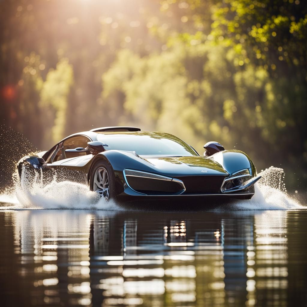 Water-Powered Car: Professional Automotive Photography