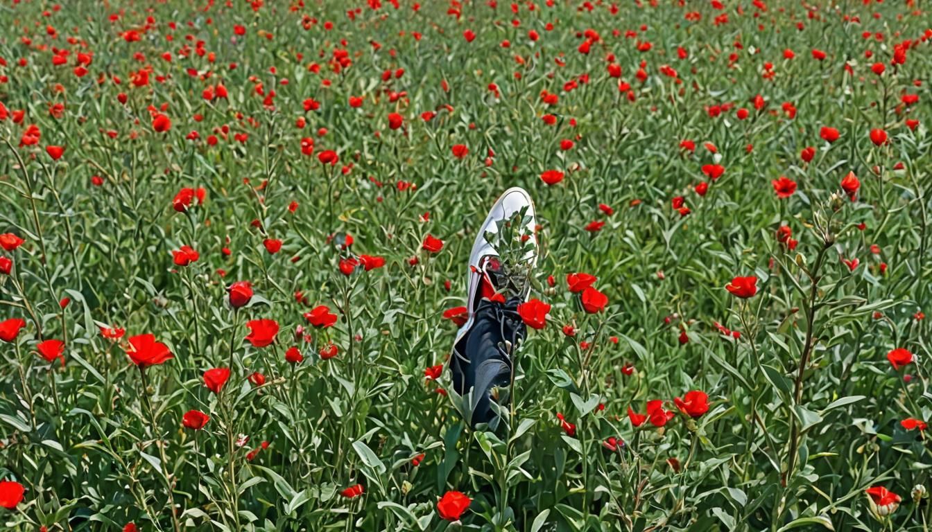 Steampunk Engine Under Stormy Sky