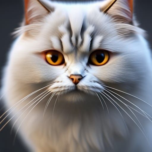 Cute Persian Cat in Unreal Engine 5