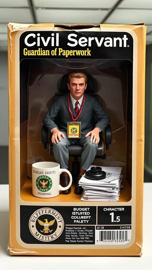Civil Servant Collectible Action Figure Box