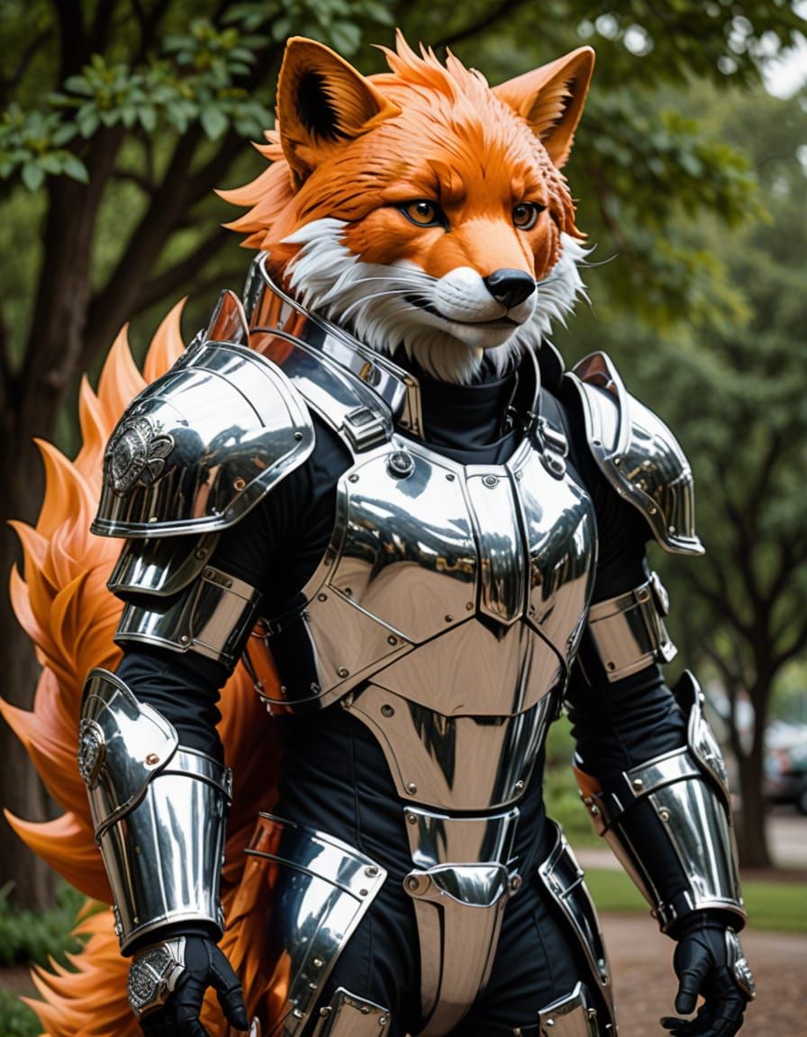Firefox in Cyberpunk Armor