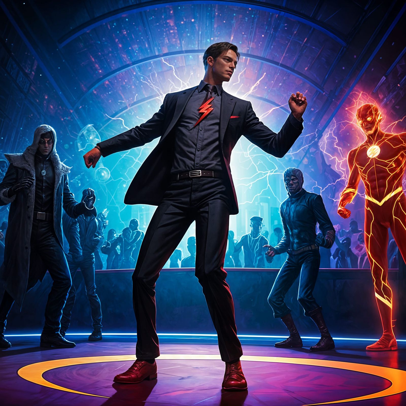 The Flash and Rogue Gallery Dance the Night Away in Comic Bo...