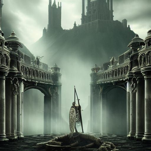 King Arthur and the Knights: Epic Digital Painting