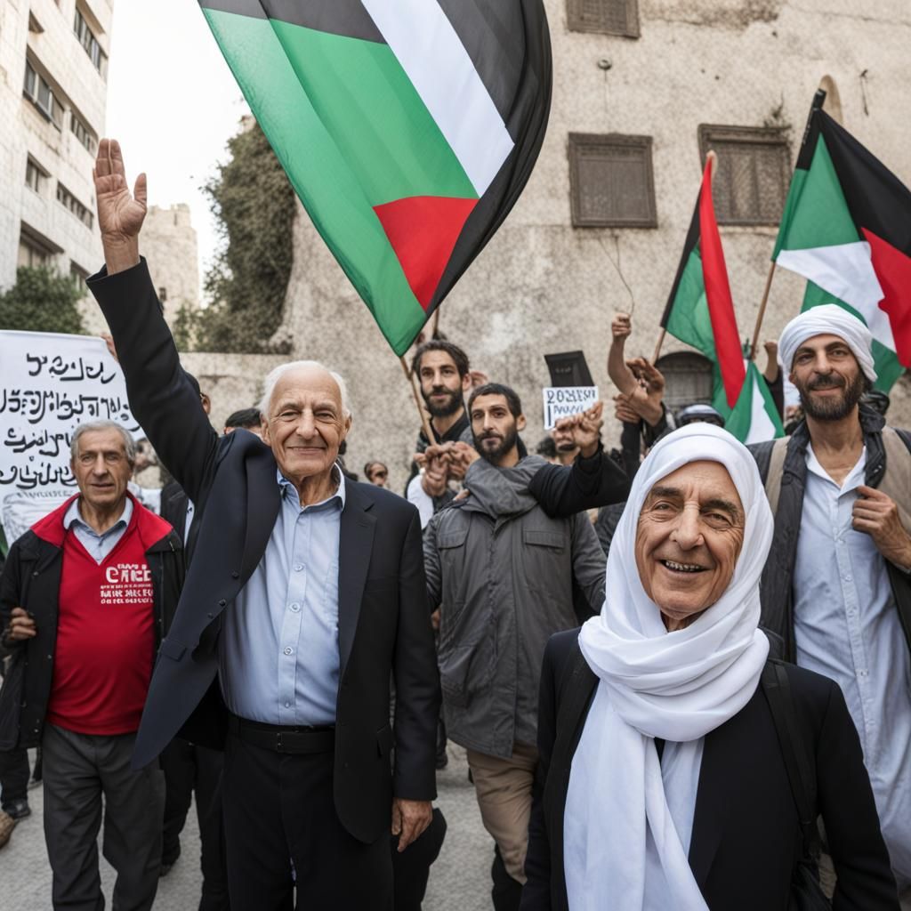 Dark Fantasy Concept: Free Palestine in 8K