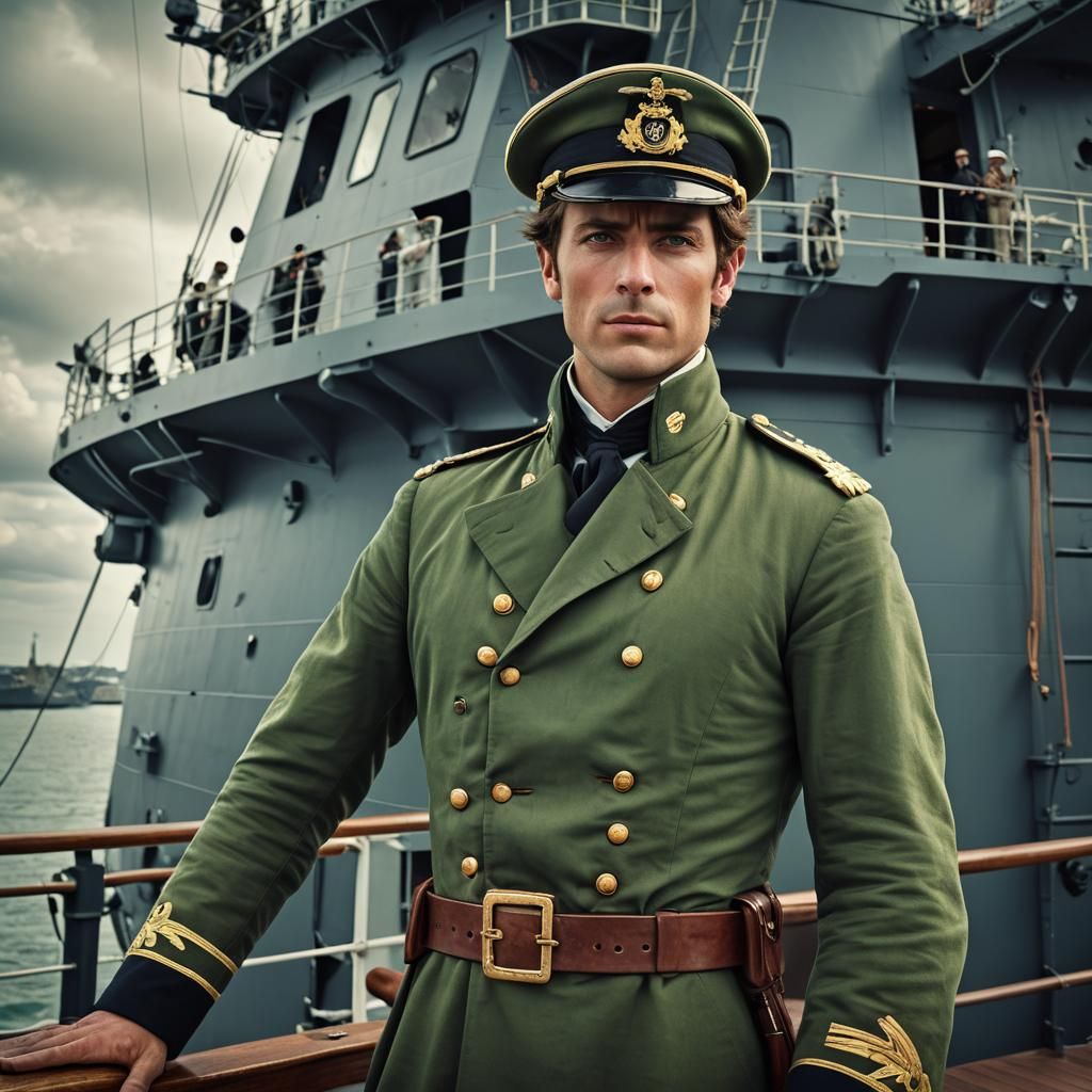 19th Century British Naval Officer Portrait