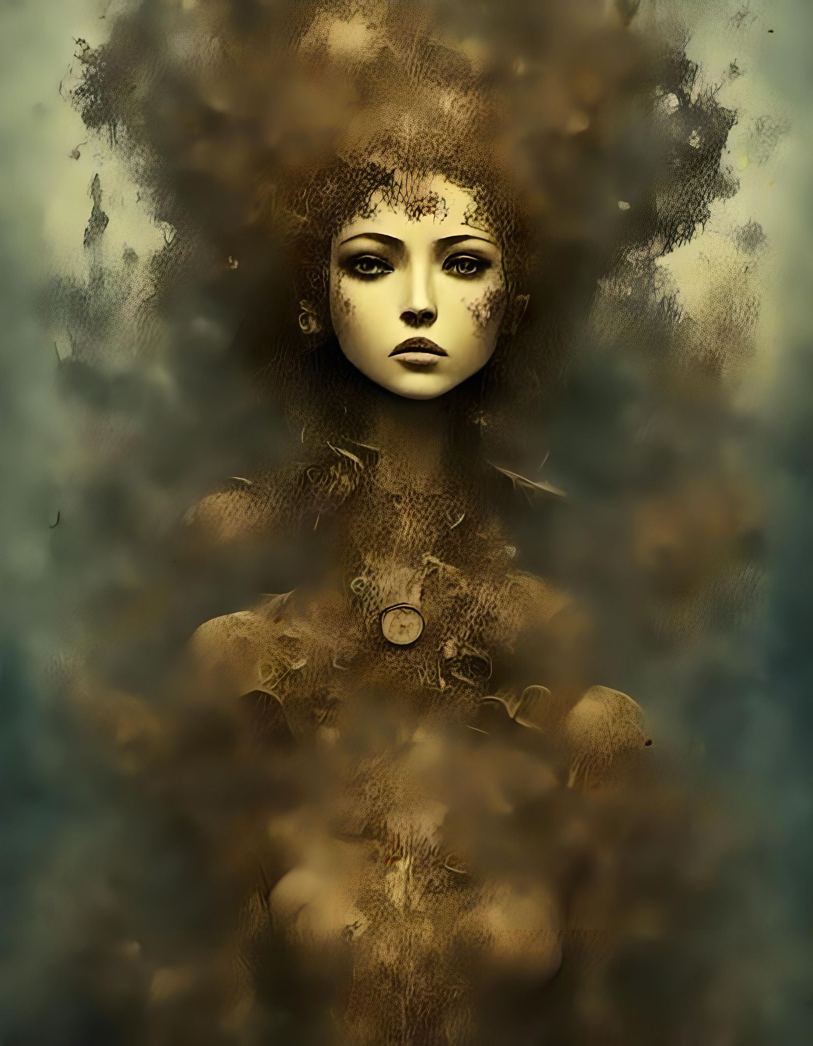 Driftwood Female Form at Bali Sunset