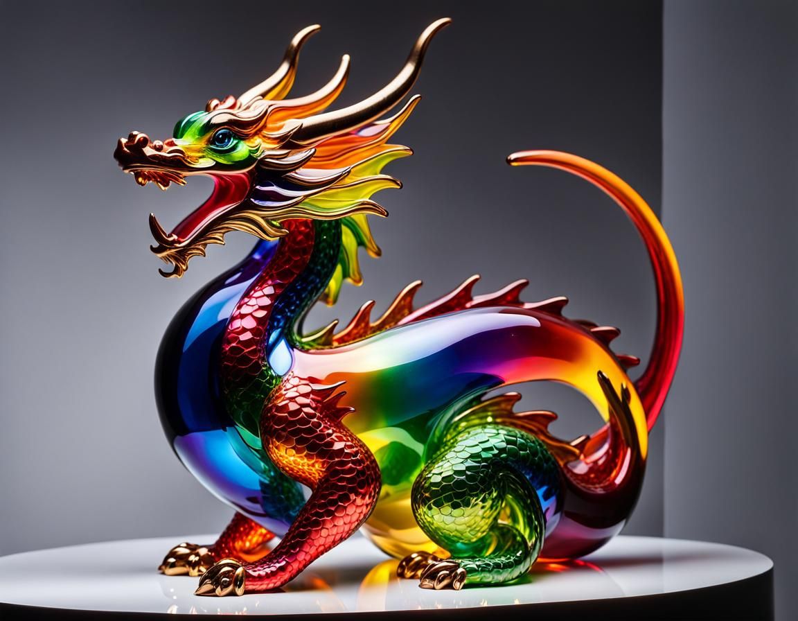 Blown-Glass Dragon
