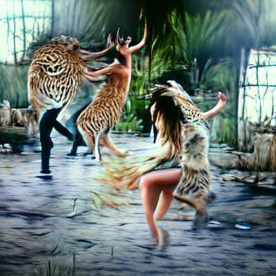 Animalistic Dancing: A Wild Celebration