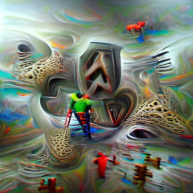 Abstract 3D Surrealism at 4K Resolution