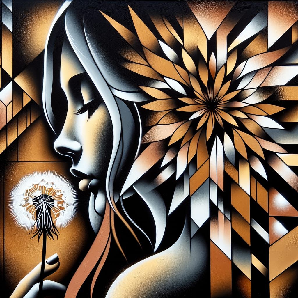 Angular Goddess in Golden Hour