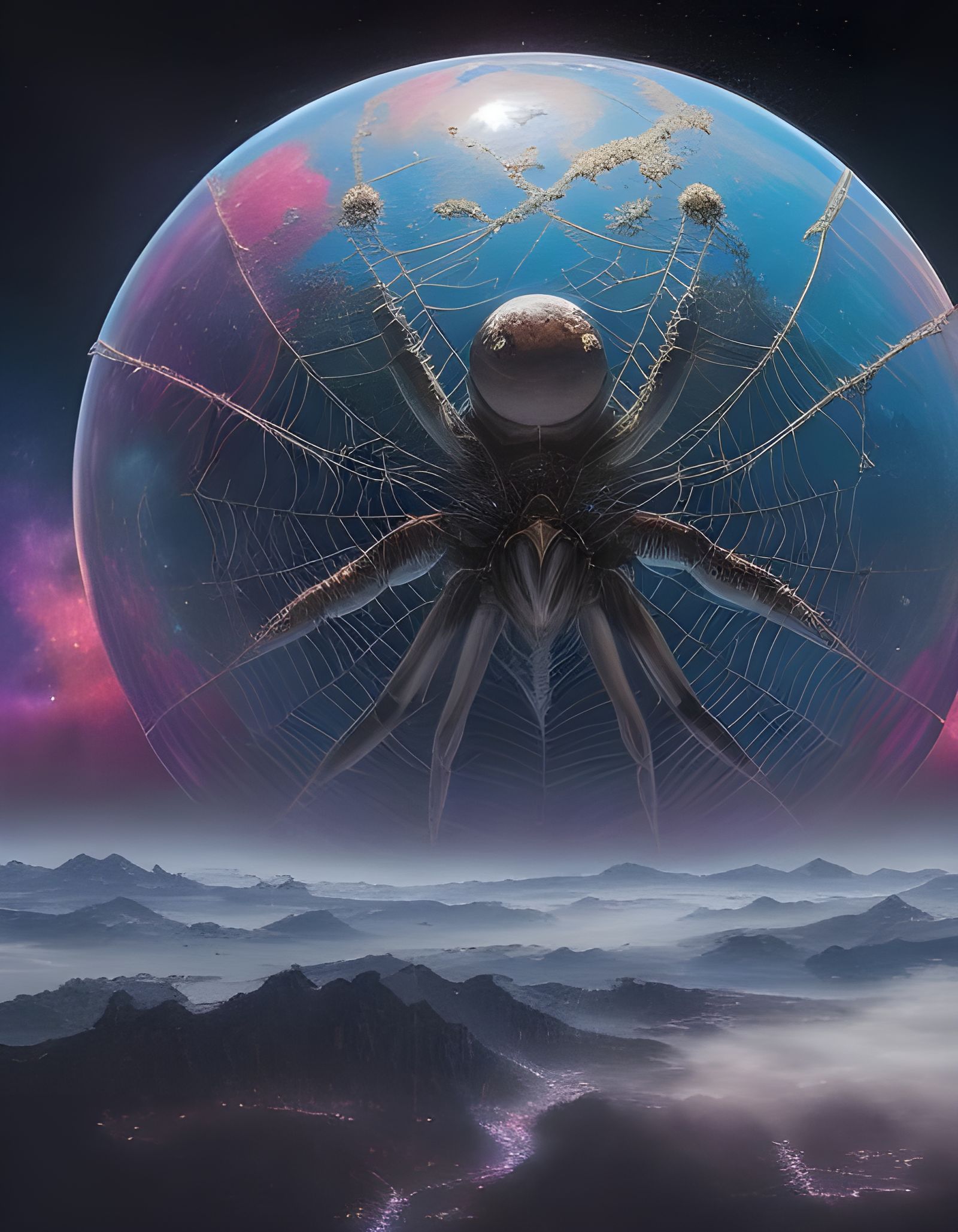 Space Station Connected to Alien World Web