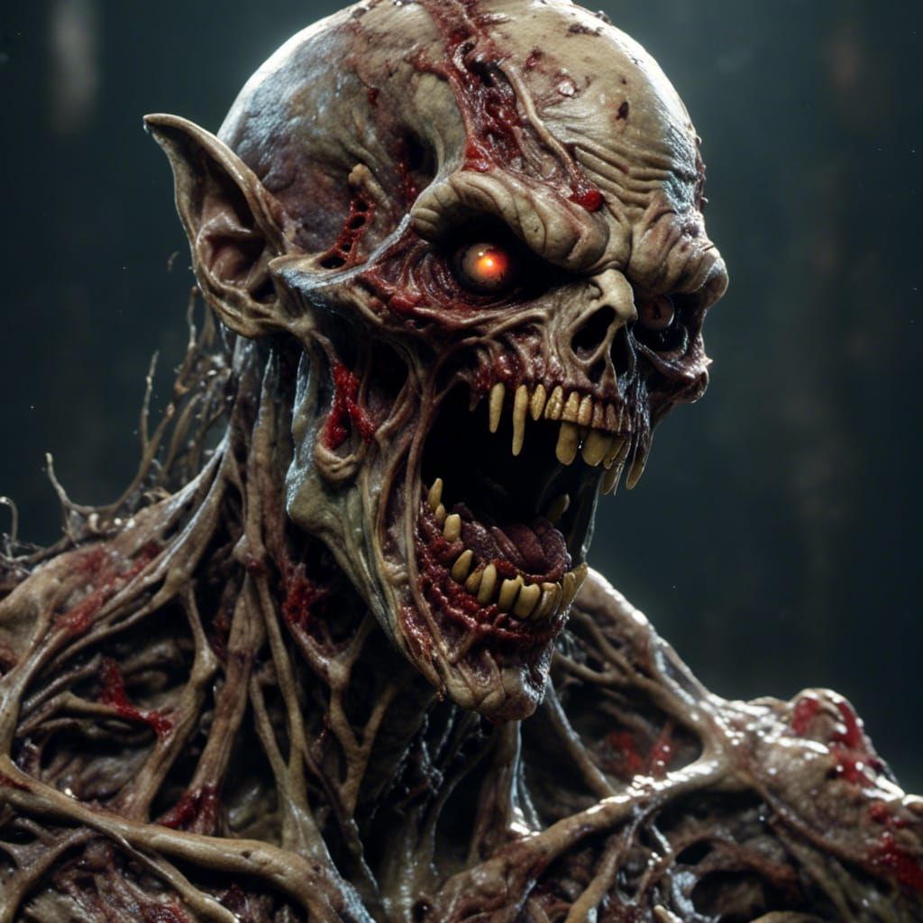 Scary Zombie Monster in High Quality CGI