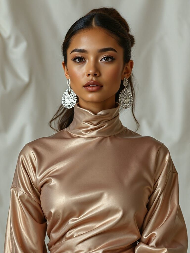 Modern Fashion Design in Sienna and Chrome