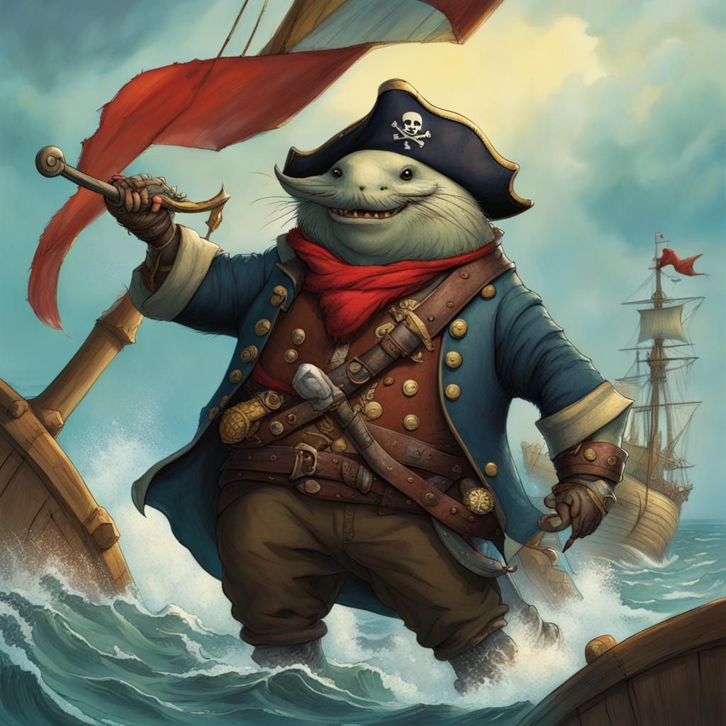 Fearsome Whale Pirate Redwall