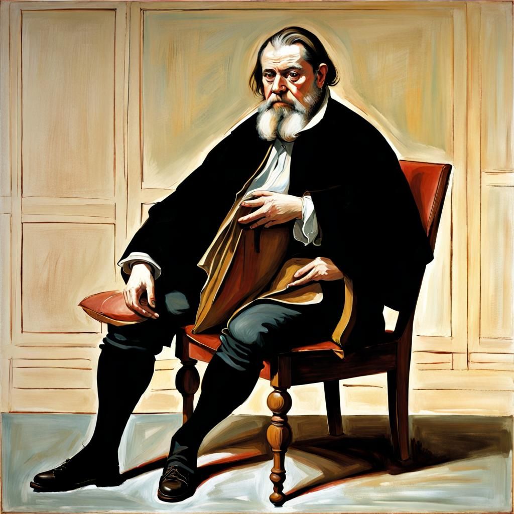 Figurative Art in Francis Bacon Style