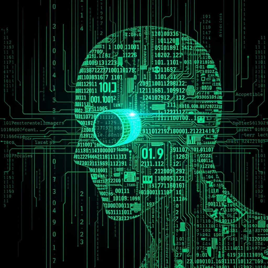 Biometric Engineer in a Cryptic Binary Dreamscape