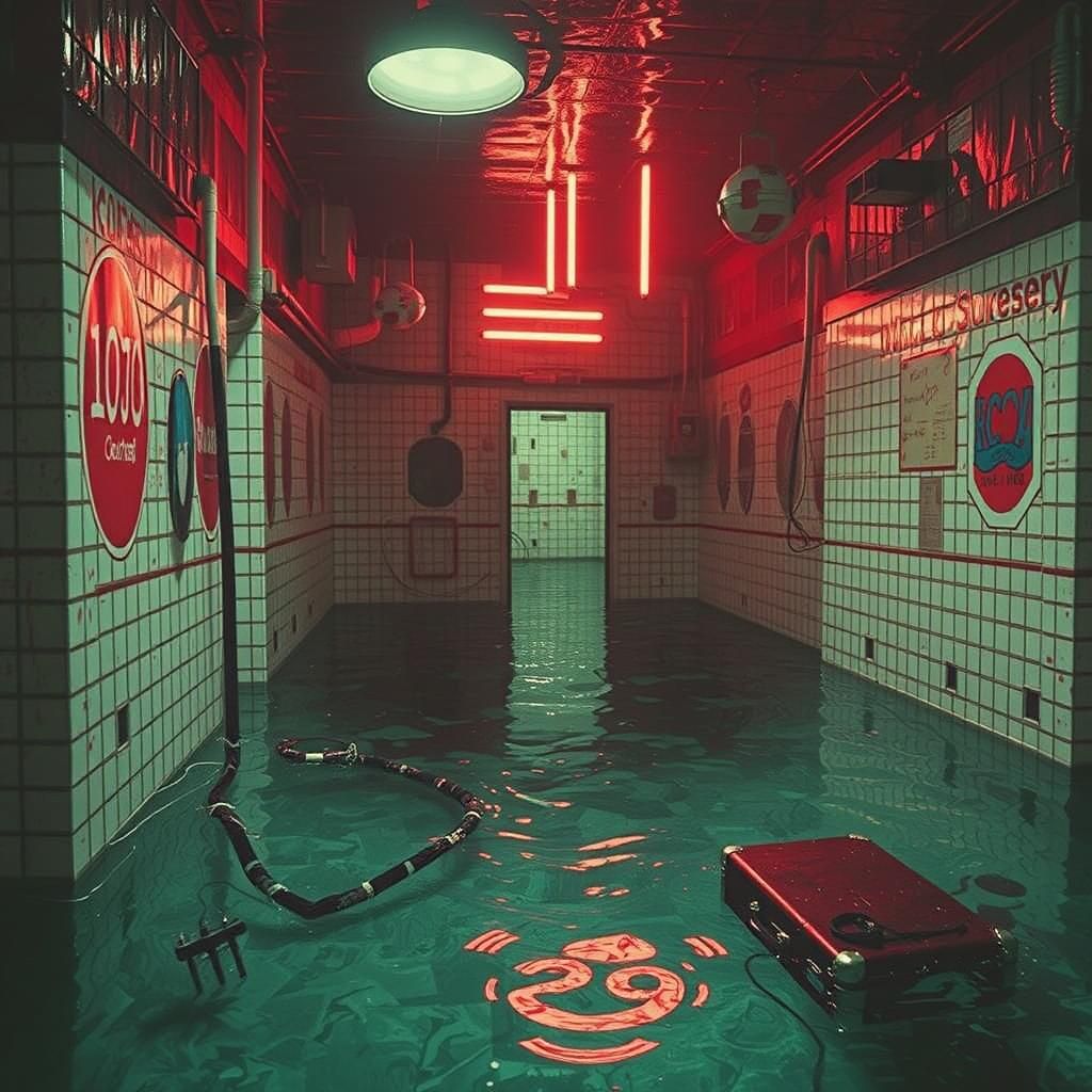 Underwater Research Center: Red Suitcase in Liminal Horror