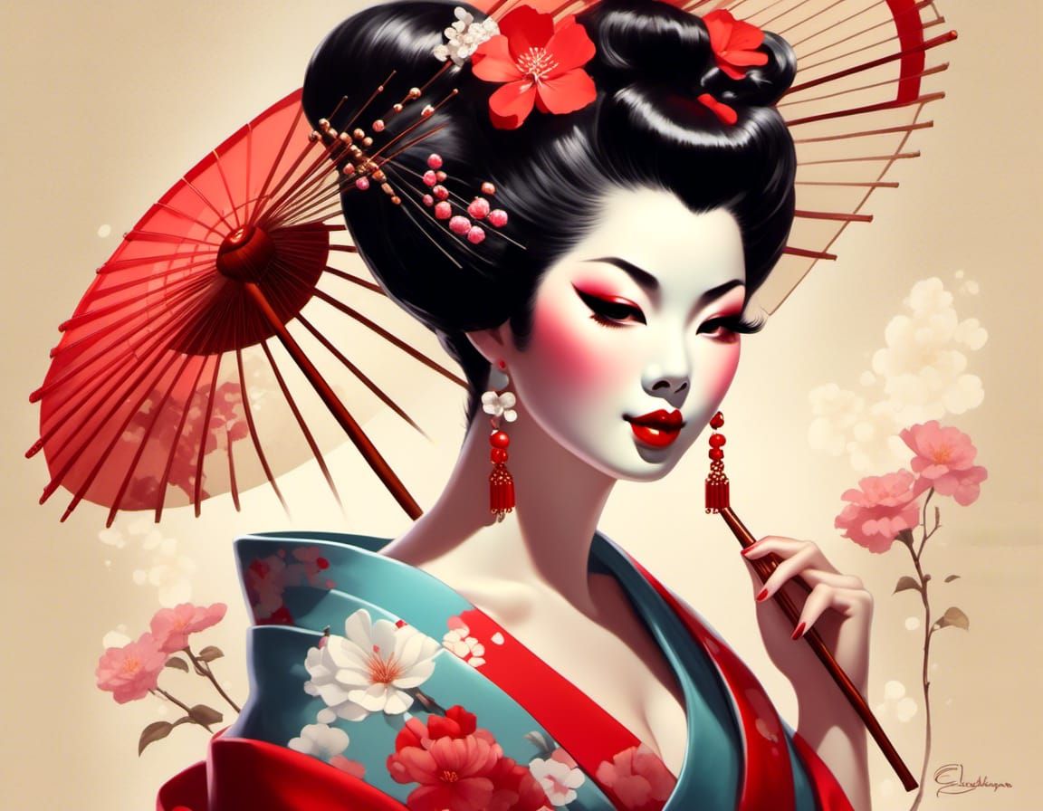 Pinup Geisha