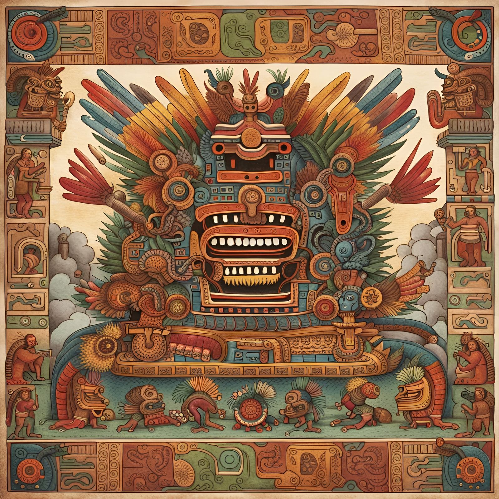 Aztec Gods (Codex Borgia)