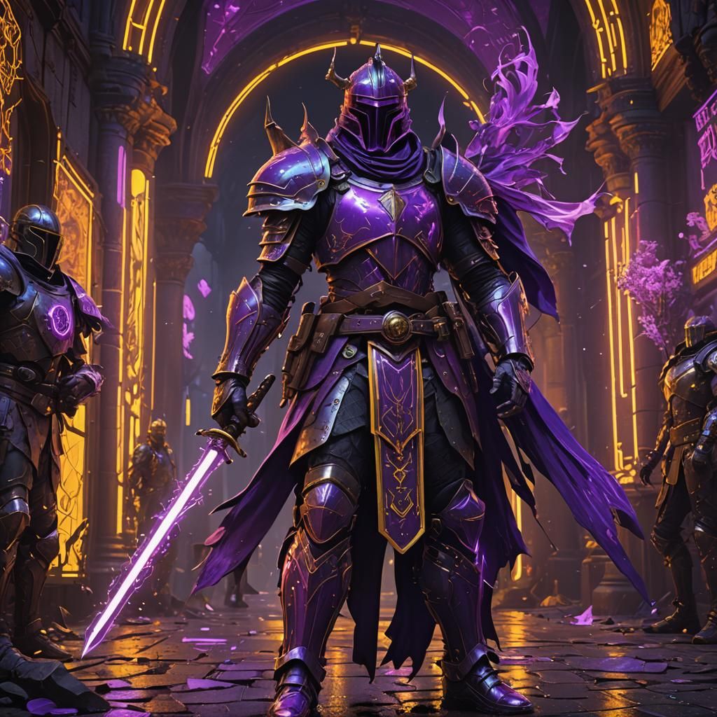 Dark Fantasy Art: Neon Knights in Unreal Engine