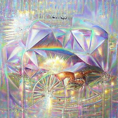 Diamond Carousel Sparkling with Light