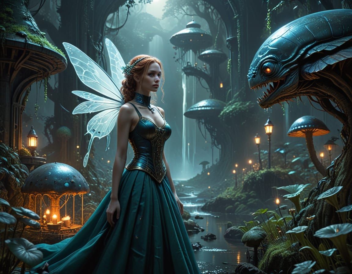 Sci-Fi Fairytale Digital Art