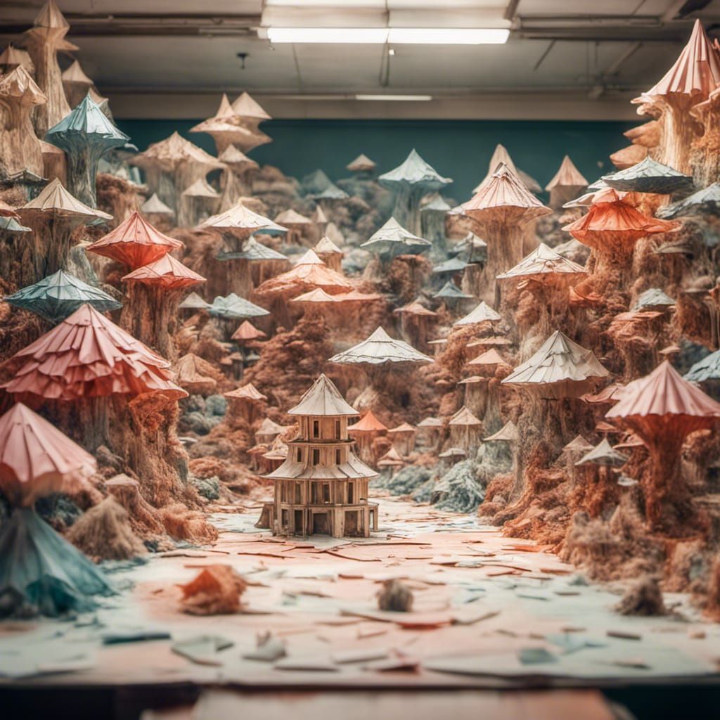 Miniature Origami Museum Masterpiece
