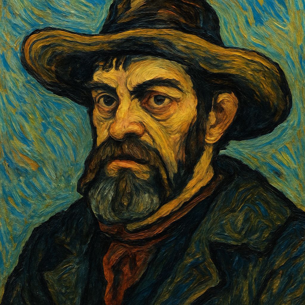 Torgo Portrait in Van Gogh Style
