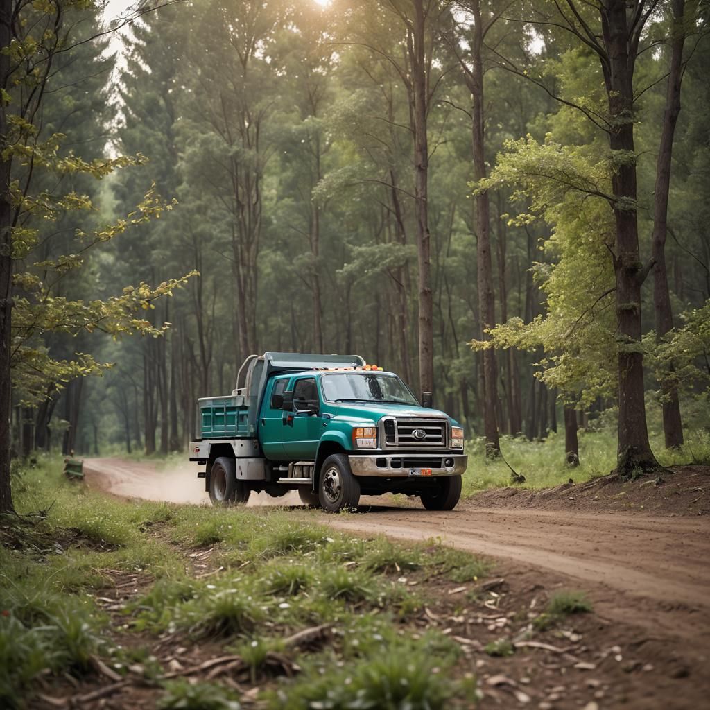 Truck in Professional Photography Style