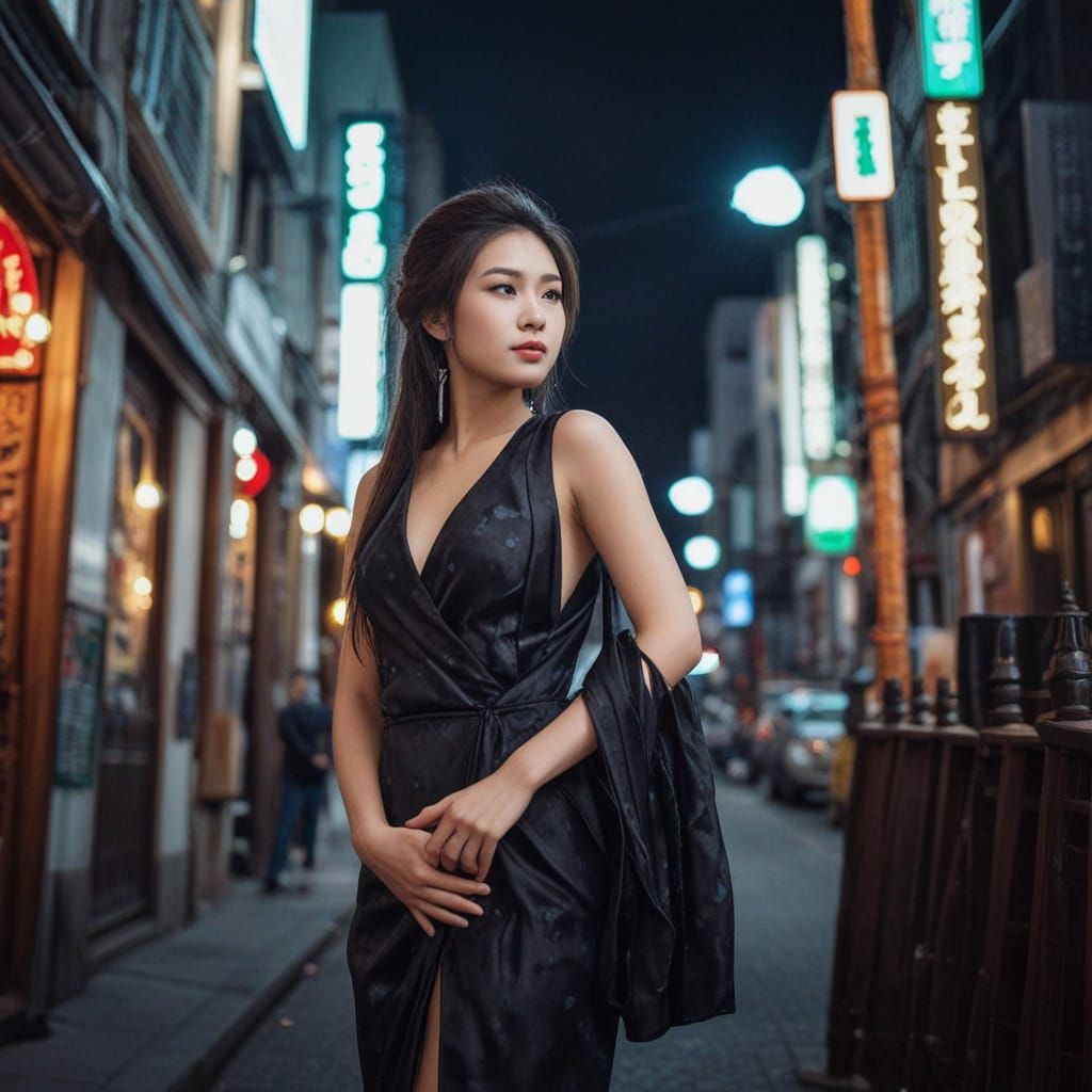 Beautiful Asian Woman Portrait