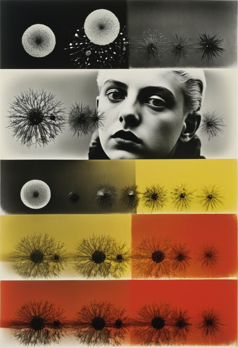 Surreal Blood Cell Droste, Hallucinatory Photograph