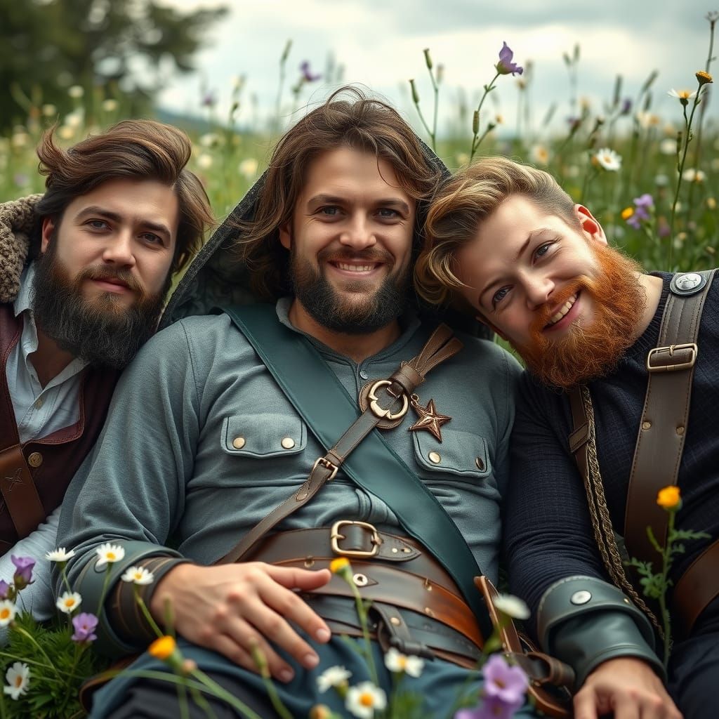 The three gay musketeers