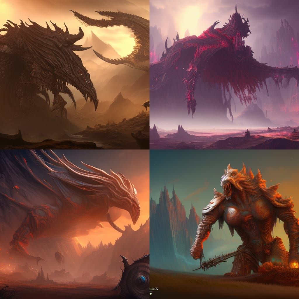 Fantastical New Enemy Concept Art