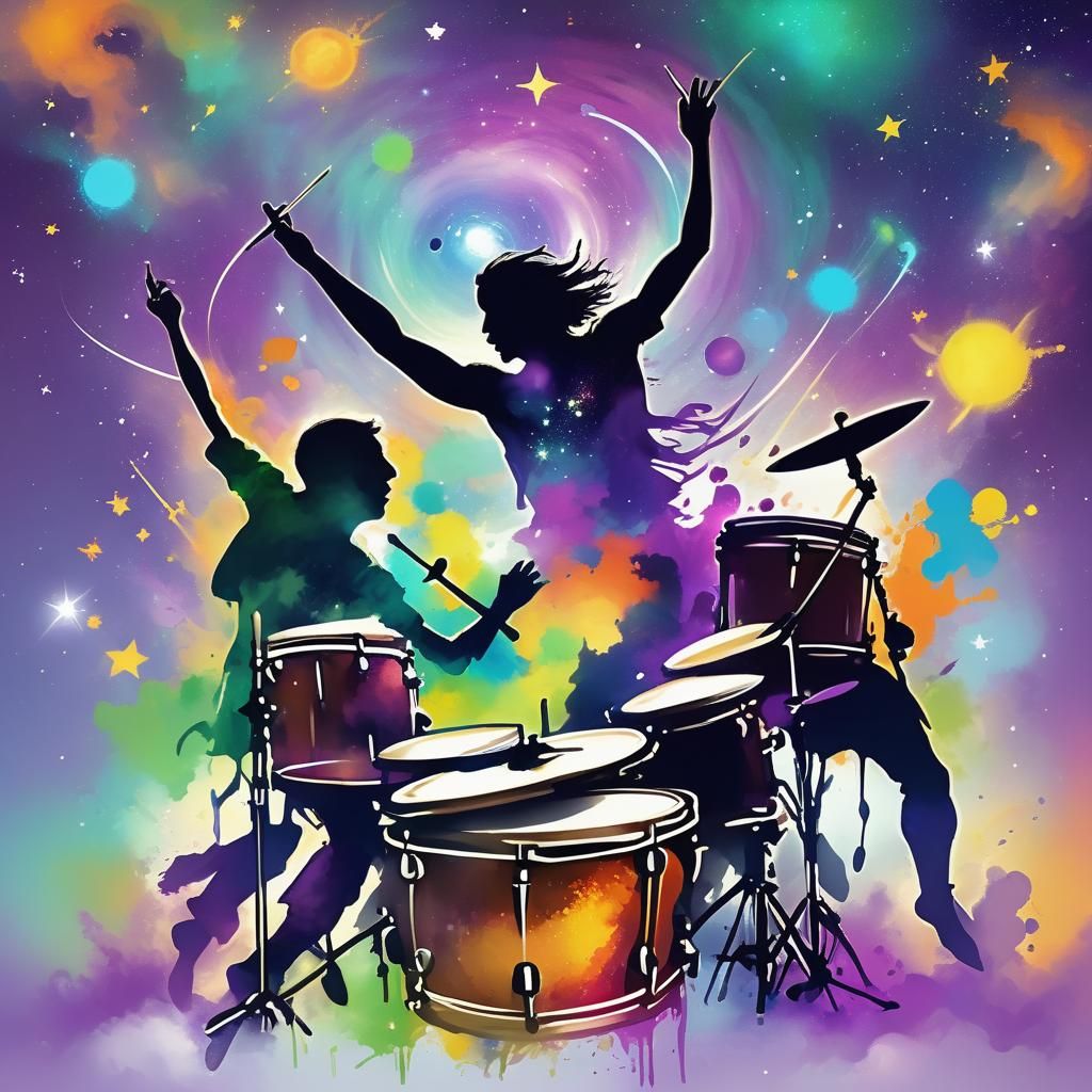 Galactic Silhouette: A Cinematic Dreamscape