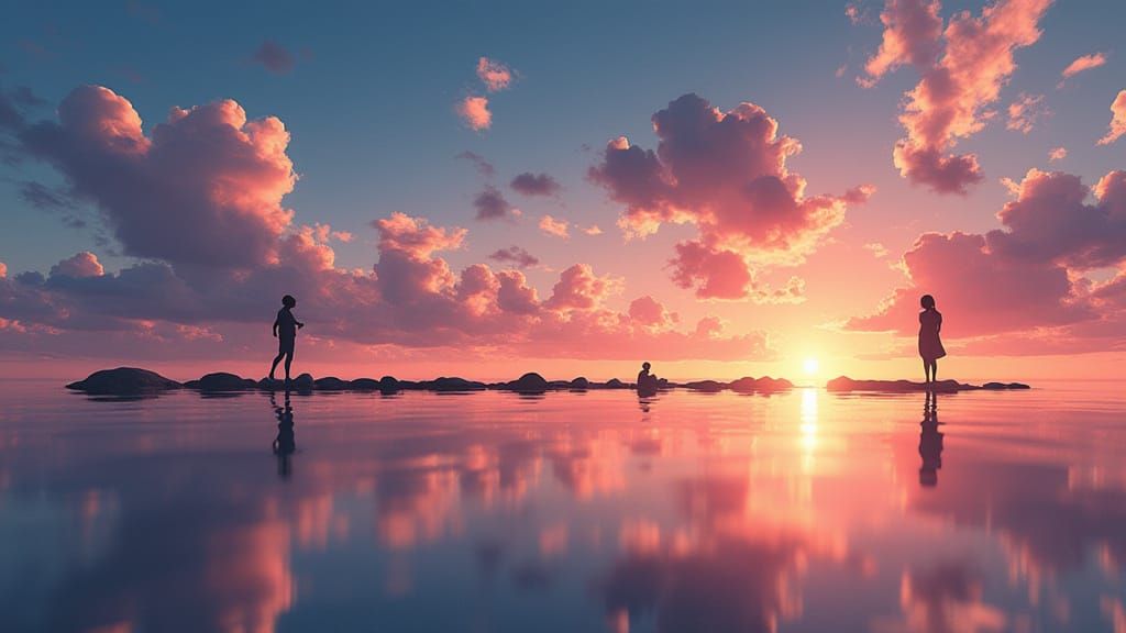 Emotional Journey in 3D Anime Style