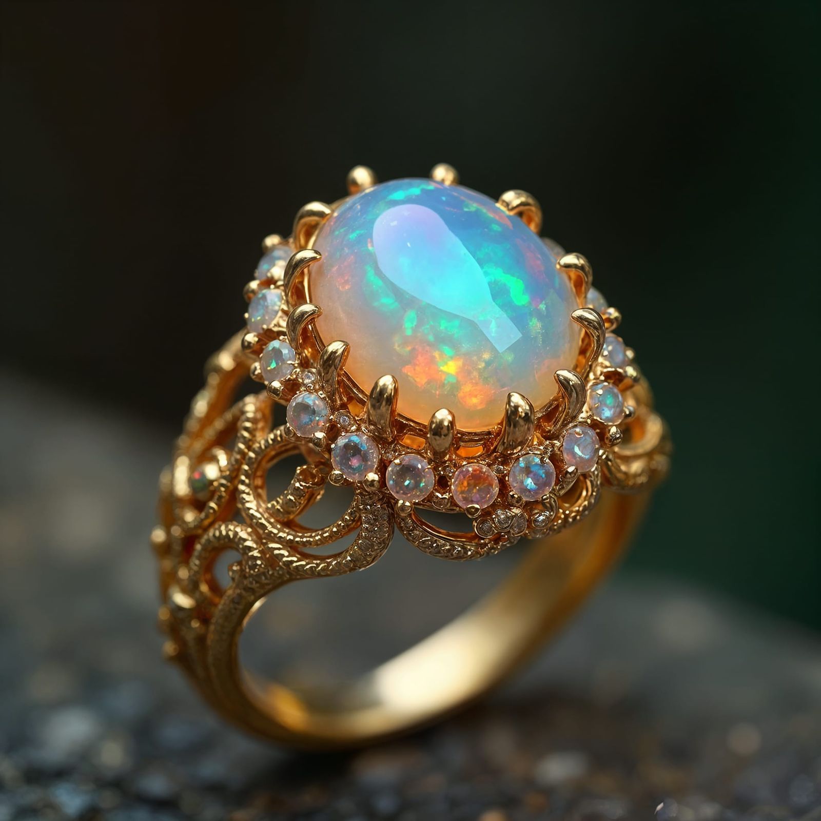 Opal Ring: Magical Iridescent Fine Jewelry