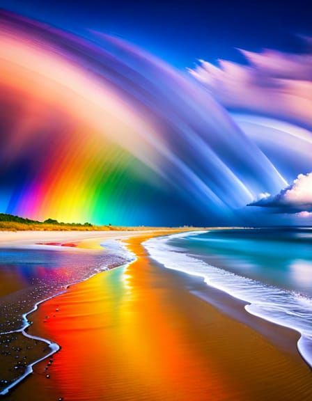 Rainbow Over the Horizon