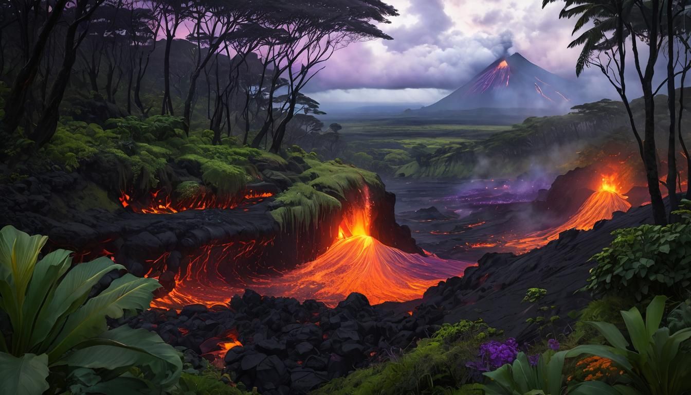 Kīlauea Volcano on the Beautiful Island of Hawaii