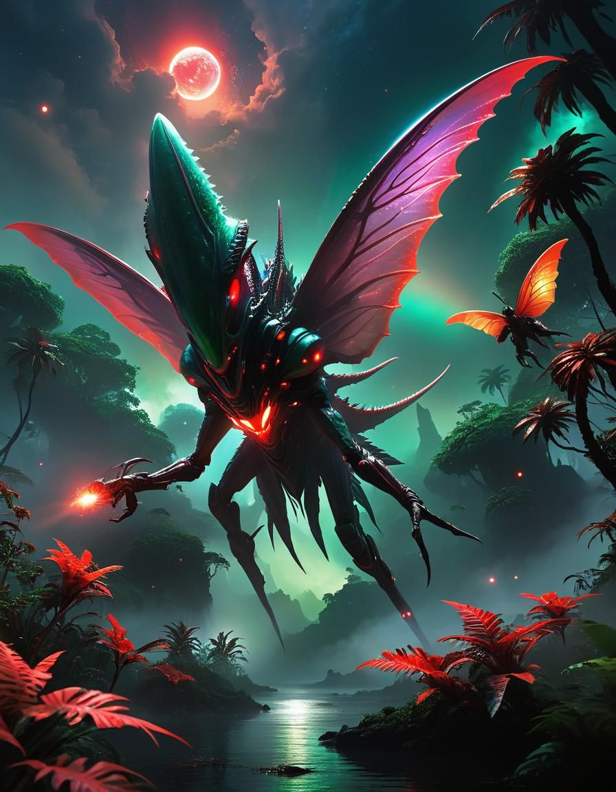 Ethereal Skallians of Ross 128b in Tropical Paradise